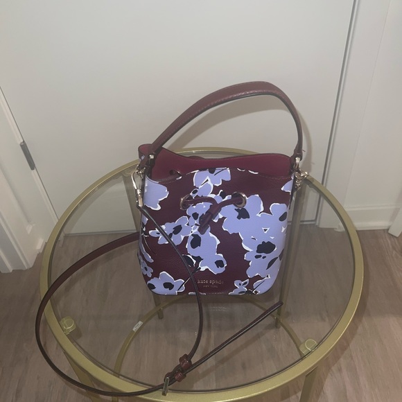 kate spade Bags Kate Spade Floral Purple Multi Eva Small Crossbody